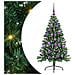 Albero di Natale artificiale con luci integrate Verde 120 cm - Foto miniatura 1