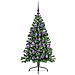 Albero di Natale artificiale con luci integrate Verde 120 cm - Foto miniatura 3
