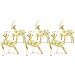 Renne LED con 180 LED 6 pcs Oro PET - Foto miniatura 1