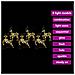 Renne LED con 180 LED 6 pcs Oro PET - Foto miniatura 7