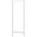 Gambe per tavolo da bar bianche 2 pz 40x(100-101) cm in acciaio - Foto miniatura 5