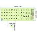 Adesivi Tastiera Fluorescenti Layout Qwerty Italiano Lettere Notebook Pc - Foto miniatura 4