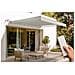 Tenda Da Sole Motorizzata Semi-cassonata Fazzio 4m X 3m Bianca Con Telo Beige - Foto miniatura 1
