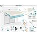 Tenda Da Sole Motorizzata Semi-cassonata Fazzio 4m X 3m Bianca Con Telo Beige - Foto miniatura 7