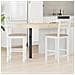Sedie da pranzo 2 pcs Bianco 40 x 47,5 x 99,5 cm - Foto miniatura 2