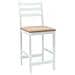 Sedie da pranzo 2 pcs Bianco 40 x 47,5 x 99,5 cm - Foto miniatura 4