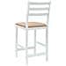 Sedie da pranzo 2 pcs Bianco 40 x 47,5 x 99,5 cm - Foto miniatura 7
