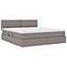 Letto con luci a strisce a LED Talpa 200 x 200 cm Tessuto - Foto miniatura 7