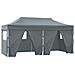 Tenda Party Antracite 291 x 580 x 315 cm Tessuto Oxford - Foto miniatura 1
