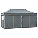 Tenda Party Antracite 291 x 580 x 315 cm Tessuto Oxford - Foto miniatura 3