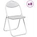Sedia pieghevole 8 pcs Bianco 48 x 43,5 x 81 cm Pelle Sintetica - Foto miniatura 3