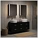 Set di mobili per il bagno 5 pcs Rovere Nero - Foto miniatura 4