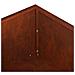 Vaso da giardino Ruggine 100 x 100 x 20 cm Acciaio Corten - Foto miniatura 6