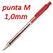 confezione da 12 pezzi - penna sfera scatto bp-s matic rosso media 1.0mm - Foto miniatura 1