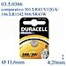 Batt. Bottone 1.5v Lr43 386/301 1pz - Foto miniatura 3