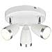 Illuminazione Led 12 Watt Soffitto Spot Rotondo Cromo Scala Mobile Luce Globo 56109-3 - Foto miniatura 1