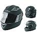 Casco Integrale Moto Scooter Visierino Parasole Touring Nero Opaco Xl - Foto miniatura 1