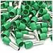 Puntali A Crimpare Con Cordicella Singola Verde Isolata Da 100 Pezzi 6mm - Foto miniatura 1
