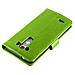 Custodia Compatibile Con Lg G3 In Verde Erbe - Coperchio Protettiva Con Chiusura Magnetica, Funzione Stand E Tasca Per Le Carte - Foto miniatura 2