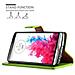 Custodia Compatibile Con Lg G3 In Verde Erbe - Coperchio Protettiva Con Chiusura Magnetica, Funzione Stand E Tasca Per Le Carte - Foto miniatura 9