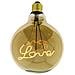 Lampadina Maxi Curved Down Love, Decorativa, Con Filamento Scritta """"love"""", Amore, Oro In Vetro, 12,5 X 12,5 X 17,5 Cm, 1 X E27, 5w, 250lm, 2000k, 240v - Foto miniatura 1