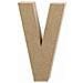 Creativ - Lettera V In Cartapesta, 20,5 Cm - Foto miniatura 1