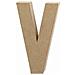 Creativ - Lettera V In Cartapesta, 20,5 Cm - Foto miniatura 2