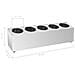 Portaposate Con 5 Inserti Rettangolare In Acciaio Inox - Foto miniatura 13