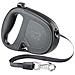 Guinzaglio Retraibile Per Cani Medi Flippy One Tape S, Fettuccia Allungabile 4 M, Max 15 Kg, Nero - Foto miniatura 1