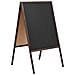 Lavagna Bifacciale con Cavalletto in Legno di Cedro 60x80 cm - Foto miniatura 1