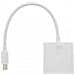 MIDPVGA Mini DisplayPort VGA Bianco cavo di interfaccia e adattatore - Foto miniatura 1