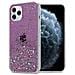 Custodia Compatibile Con Apple Iphone 11 In Viola Con Glitter - Coperchio Protettivo In Silicone Tpu Flessibile Con Glitter Scintillanti - Foto miniatura 1