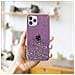 Custodia Compatibile Con Apple Iphone 11 In Viola Con Glitter - Coperchio Protettivo In Silicone Tpu Flessibile Con Glitter Scintillanti - Foto miniatura 8