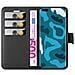 Custodia Compatibile Con Huawei P40 Pro In Nero Carbone - Coperchio Protettiva Con Chiusura Magnetica, Funzione Stand E Tasca Per Le Carte - Foto miniatura 7