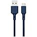 Cavo Riciclabile Da Usb A Micro-usb 2m Potenza 2,1a - Royal Blue - Foto miniatura 3