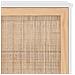 Credenza Bianca 105x30x60cm Legno Massello Pino Rattan Naturale - Foto miniatura 11