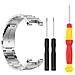 Cinturino Per Orologio In Acciaio Inossidabile + Cacciaviti Silver Amazfit T-rex A1918 - Foto miniatura 1