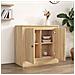 Credenza Rovere Sonoma 70x35,5x67,5 Cm In Legno Multistrato - Foto miniatura 3
