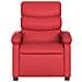 Poltrona Reclinabile Rossa In Similpelle - Foto miniatura 2