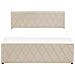Letto Contenitore Velluto Rochefort 140 X 200 Cm Beige - Foto miniatura 12