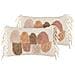 Set Di 2 Cuscini Caltha Cotone 30 X 50 Cm Astratto Trapuntato Beige - Foto miniatura 7