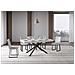 Tavolo allungabile 90x160/264 cm Plaker bianco frassino gambe antracite - Foto miniatura 2