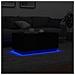 Lusso Casadino -  Tavolino Da Soggiorno Con Luci Led Nero 90x50x40 Cm - Foto miniatura 4