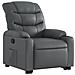 Poltrona Alzapersona Reclinabile Grigio in Similpelle - Foto miniatura 4
