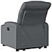 Poltrona Alzapersona Reclinabile Grigio in Similpelle - Foto miniatura 5
