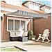 Tenda da Sole Antracite e Bianca 3x2,5 m Tessuto e Alluminio - Foto miniatura 3