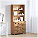 Hutch  'ASKIM'Miele bruno 91x40x183 cm Legno massello di pino, Hutch  'ASKIM'91x30x104 cm Legno massello di pino, Cassetti  'ASKIM'Miele bruno 91x40x79 cm Legno massello di pino - Foto miniatura 2