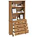 Hutch  'ASKIM'Miele bruno 91x40x183 cm Legno massello di pino, Hutch  'ASKIM'91x30x104 cm Legno massello di pino, Cassetti  'ASKIM'Miele bruno 91x40x79 cm Legno massello di pino - Foto miniatura 3