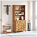 Hutch  'ASKIM'Miele bruno 91x40x183 cm Legno massello di pino, Hutch  'ASKIM'91x30x104 cm Legno massello di pino, Cassetti  'ASKIM'Miele bruno 91x40x79 cm Legno massello di pino - Foto miniatura 4
