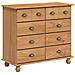 Hutch  'ASKIM'Miele bruno 91x40x183 cm Legno massello di pino, Hutch  'ASKIM'91x30x104 cm Legno massello di pino, Cassetti  'ASKIM'Miele bruno 91x40x79 cm Legno massello di pino - Foto miniatura 5